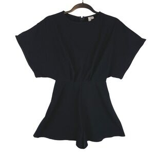 ASOS Womens Black Kimono Sleeve Romper Jumpsuit Size US 0 03617147